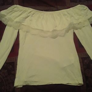 Off the shoulder shirt
